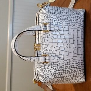 Like NEW Time's Arrow croc handbag